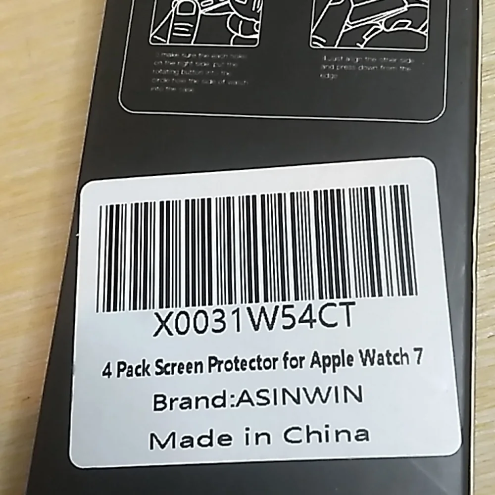 4 pack Screen protector clear for Apple Watch 7